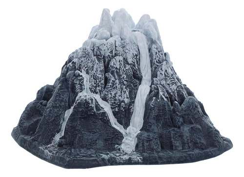 Decoración De Montaña Nevada Acuario Popetpop 14x20.5cm