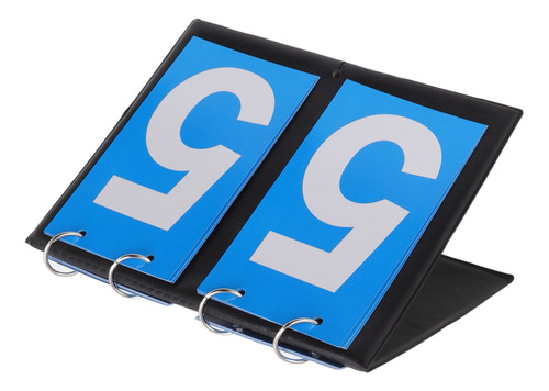 Tarjeta De Puntuación Grande Portátil Digit Flip Con Forma D