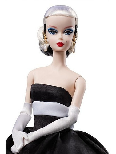 Barbie Silkstone Black And White Forever Mattel