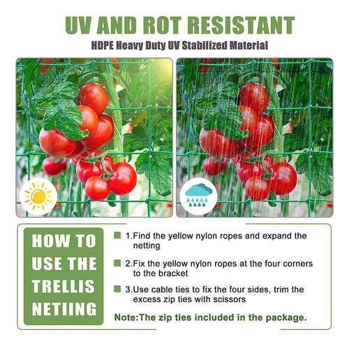 Trellis Netting Mesh Grow Net For Vines Fruits
