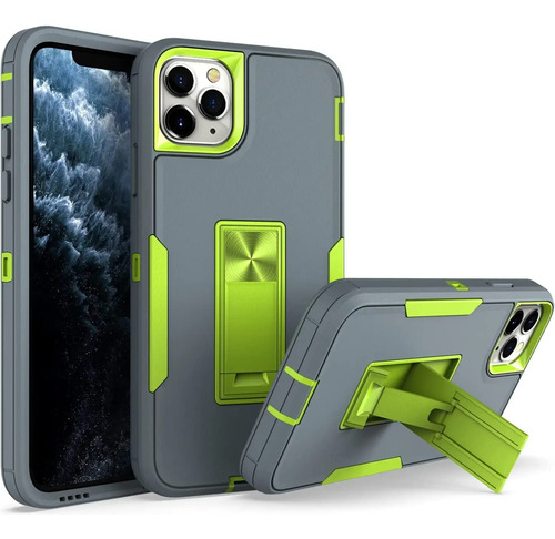 Funda Para iPhone 11 Pro Max Gris-verde