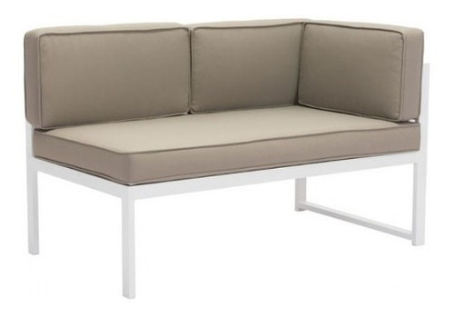 Sofa Para Exterior Lado Derecho Modelo Golden Beach - Blanco