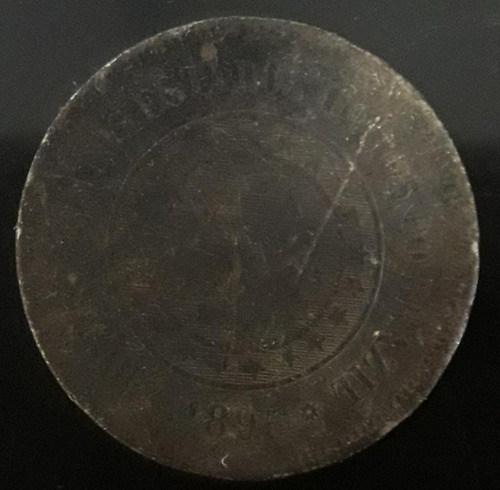 Imagem 2 de 2 de Moeda 100 Réis Ano 1895