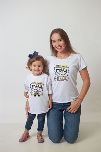 Kit Camisetas Tal Mãe Tal Filha Dia Das Mães