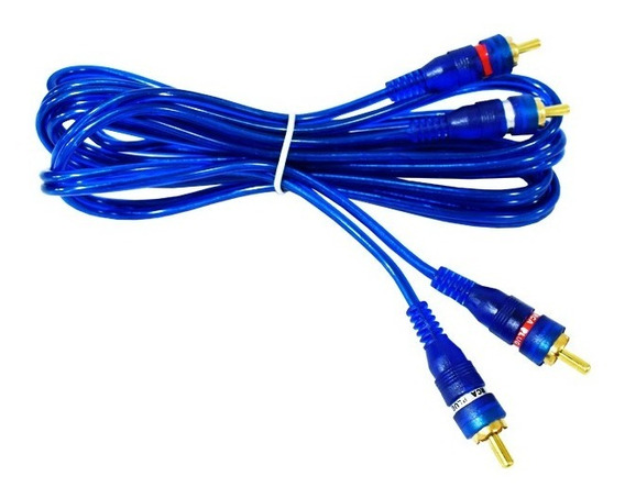 Cables de vídeo compuesto InLine 89850P cable de vídeo compuesto 0,5 m RCA Azul 0,5 m, RCA, RCA, Azul, Oro, Macho/Macho 