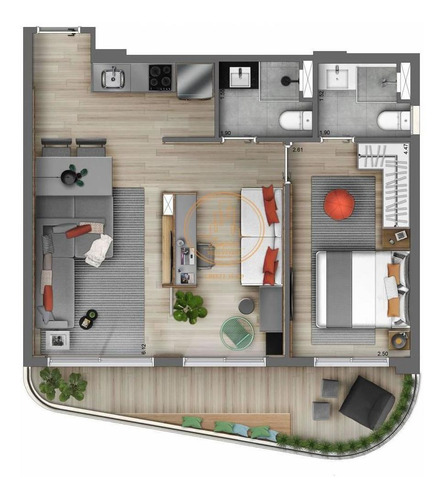 Apartamento Com 3 Dormitório(s) Localizado(a) No Bairro Centro Em São Paulo / São Paulo - 6237:911595
