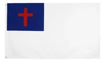 Comprar Bandera Cristiana Religiosa De Poliéster Medida De 90x150 Cm