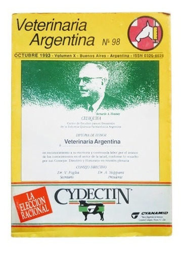 Revista Veterinaria Argentina N° 98 Octubre 1993