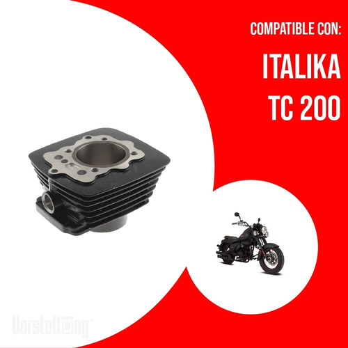 Cilindro Tc200 Italika Original E03010040