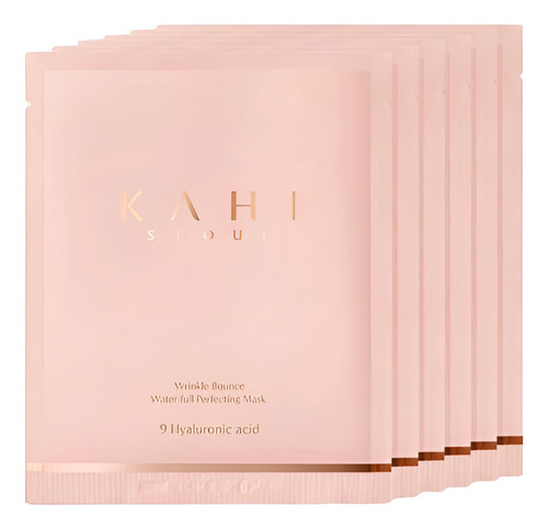 Kahi Mascarilla De Ácido Hiáluronico Pack Con 6 Piezas Todo Tipo De Piel