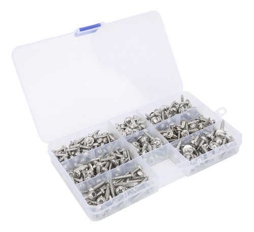 Tornillo Roscador M3.5, 340 Piezas, Autotornillos De Acero I