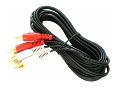 Pack 3x Cable Audio 2 Rca Macho Macho 1.8m Dracma