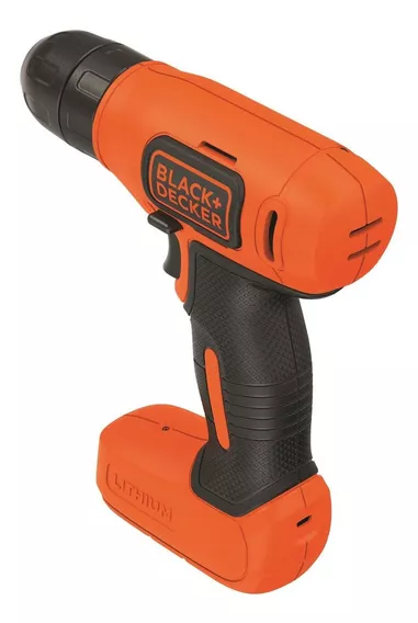  Taladro Rotacion 8v.ion Lito Black&decker Ld008-b3 Color Naranja 8V