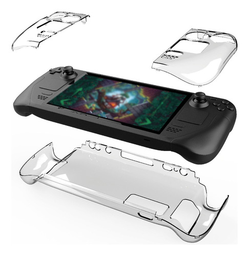 F Funda Para Consola De Juegos Portátil Crystal Shell