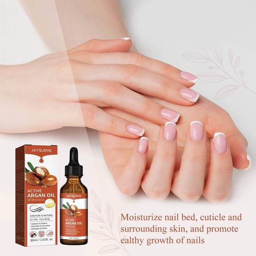 3×aceite Nuez Marroquí Para Cabello, Piel Y Uñas Para Repar