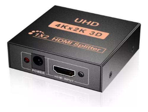 Splitter 1x2 2.0 Distribuidor Repetidor Hd 3d 4k Hdmi