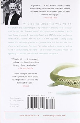 Book : Your Inner Fish A Journey Into The 3.5-billion-year..