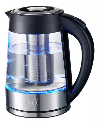 MasterChef®, Tetera Eléctrica con Infusor, 1.8 Litros, Cristal