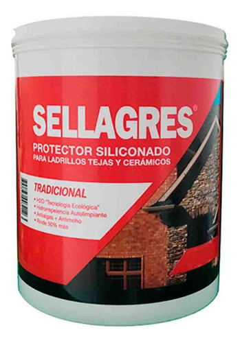 Protector Para Ladrillos Siliconado Sellagres Polilak 4l Color