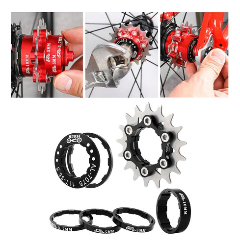 Adaptador Cog De Cassette De Una Velocidad 7-10 S Componente