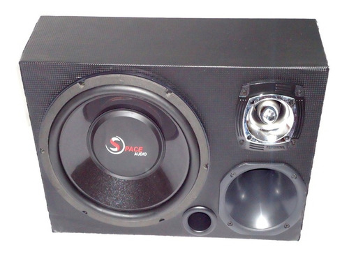 Caixa Som Trio 12 Dutada Subwoofer Potente, 400w Rms Complet