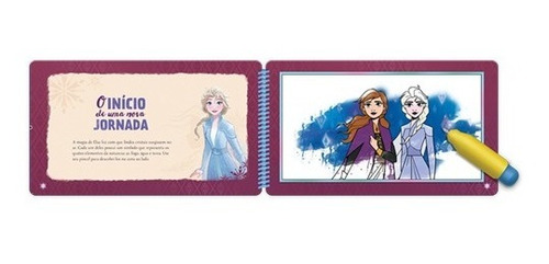 Imagem 4 de 5 de Kit Com 2 Livros Aquabook Princesas E Frozen Disney Infantil