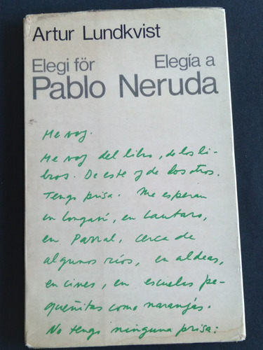Elegía A Pablo Neruda Artur Lundkvist. L