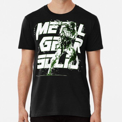 Remera Metal Gear Solid - Camiseta (verde) Algodon Premium