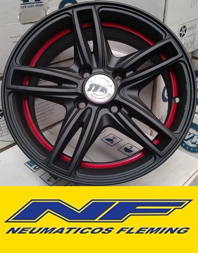 Llantas Deportivas Tvw Alassio  R14 4x100 N. Fleming