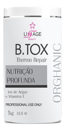 Escova Botox Orgânico Sem Formol Redutor De Volume Selafix