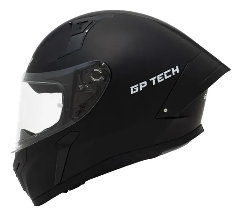 MLB 6090973908 Capacete Esportivo Gp Tech Sense Preto Fosco JM