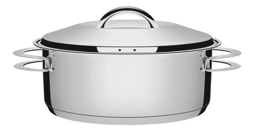 Jogo Panelas Tramontina Solar Inox 3 Pç Fundo Triplo Indução