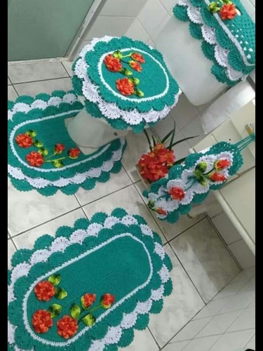 Imagem 1 de 1 de Faço Jogo De Banheiro E De Cozinha Em Crochê