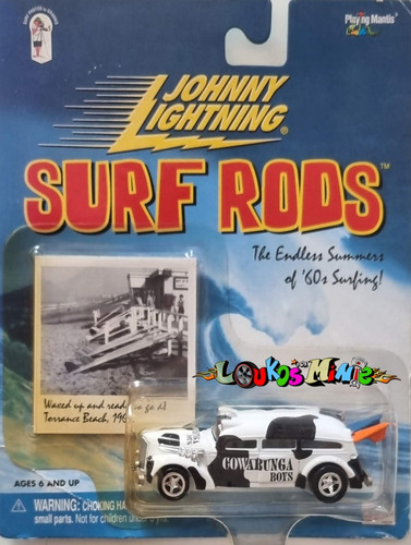 Johnny Lightning Meat Wagon Surf Rods Cowabunga Boys Lacrado