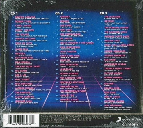 3cds 80's Songs Journey, Spandau Ballet, Bangles