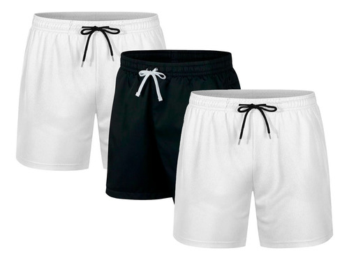 Pack X3 Short Deportivo Hombre Mujer Running Entrenamiento