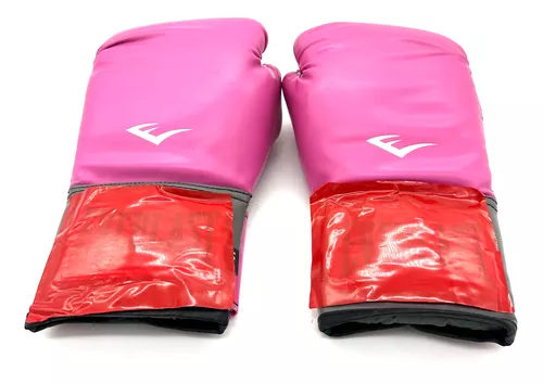 Guantes Boxeo Everlast Entrenamiento Mujer Rosa 12 Oz