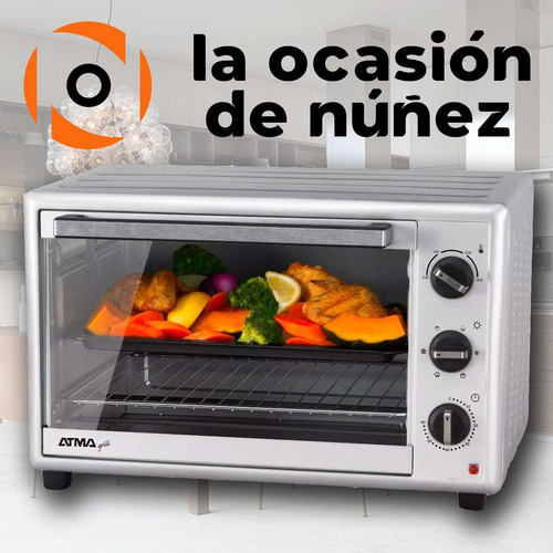 Horno Eléctrico De Mesa Atma 40l Grill Convección 1500w