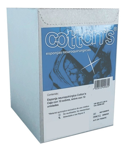 Cottons 13x25mm Caja De 10 Sobres