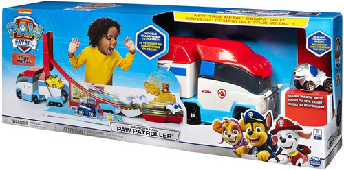 Paw Patrol Camión Paw Patroller Juego De Pistas Carros Metal