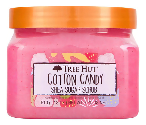 Tree Hut Esfoliante De Açúcar de Algodão 510g Tipo de Embalagem Pote Fragrância Algodão Doce