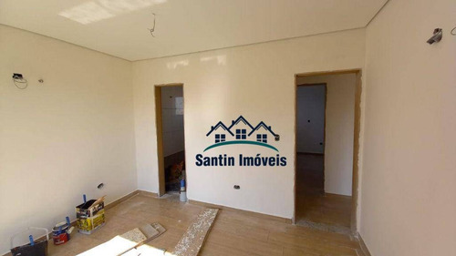 Sobrado + Cobertura Com 03 Quartos(01 Suíte )espaço Gourmet, 04 Vagas À Venda, 150 M² - Vila Alto De Santo André - Santo André/sp - So0414