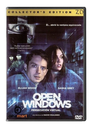 Open Windows Persecucion Virtual Elijah Wood Pelicula Dvd