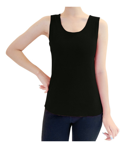 Tirante K Sleeveless Para Mujer, Sin Costuras, Con Terciopel