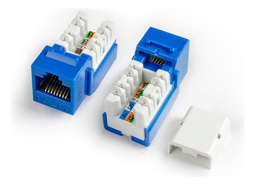 Conector Cat5 Hyperline Kjne-8p8c-c5e-90-wh Blanco