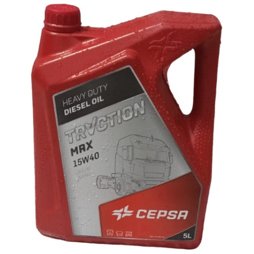 Cepsa Traction Max Aceite De Motor 15w40 Diesel Sin Dpf 5 L