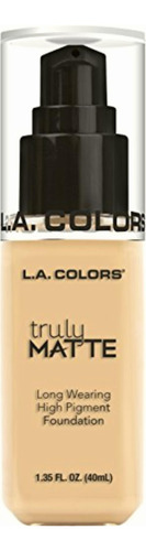L.a. Colors Truly Matte, Maquillaje Líquido, Color
