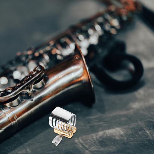 Saxofón De Cobre De Acero Inoxidable Con Cierre Para Saxofón