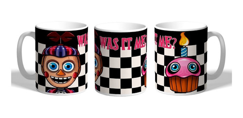  Taza De Five Nights At Freddy's De Plástico