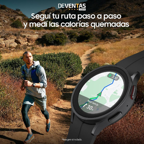 Imagen 5 de 6 de Samsung Galaxy Watch5 Pro Bluetooth 45mm Negro Titanio